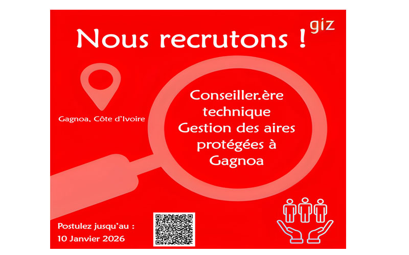 Côte d’ivoire : GIZ recrute !
