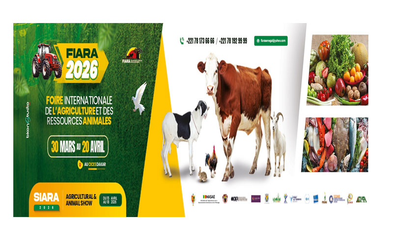 Foire Internationale de l’Agriculture et des Ressources Animales : Dakar accueille l’édition 2026