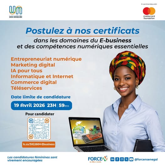 𝗔𝗣𝗣𝗘𝗟 𝗔̀ 𝗖𝗔𝗡𝗗𝗜𝗗𝗔𝗧𝗨𝗥𝗘𝗦 – 𝗖𝗘𝗥𝗧𝗜𝗙𝗜𝗖𝗔𝗧𝗜𝗢𝗡𝗦 𝗘𝗡 𝗘-𝗕𝗨𝗦𝗜𝗡𝗘𝗦𝗦 𝗘𝗧 𝗖𝗢𝗠𝗣𝗘́𝗧𝗘𝗡𝗖𝗘𝗦 𝗡𝗨𝗠𝗘́𝗥𝗜𝗤𝗨𝗘𝗦 𝗘𝗦𝗦𝗘𝗡𝗧𝗜𝗘𝗟𝗟𝗘𝗦