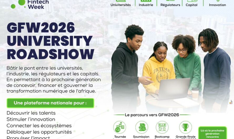 GFW2026 lance son University Roadshow pour institutionnaliser l’innovation à travers la création des Clubs Fintech