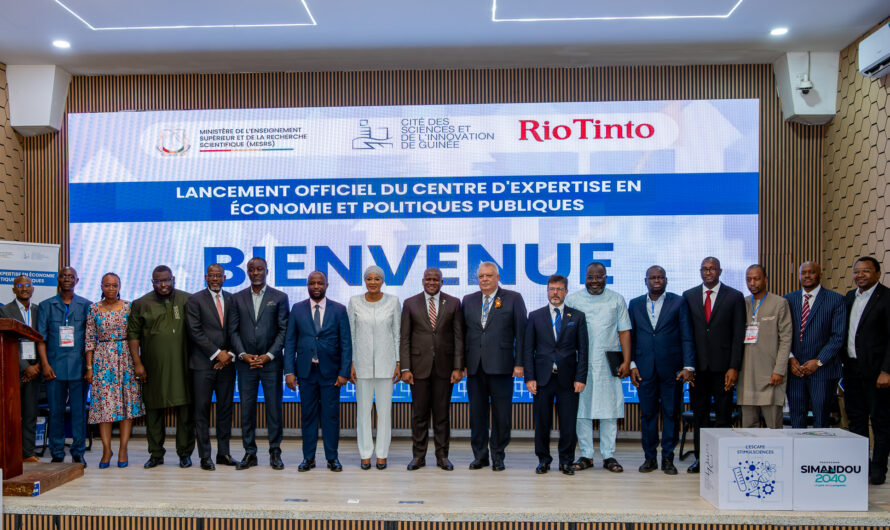 Rio Tinto Guinée soutient le lancement du Centre d’Expertise en Économie et en Politiques Publiques de Guinée