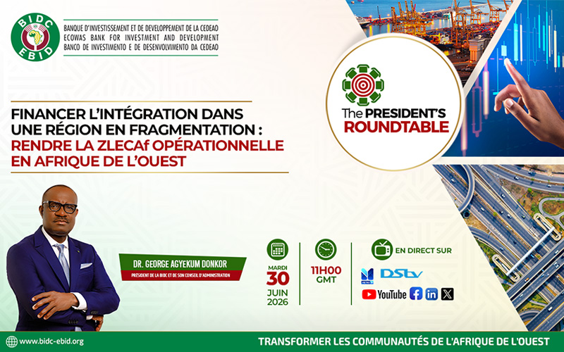 Accra accueille la 5ème édition de la table ronde du Président de la BIDC